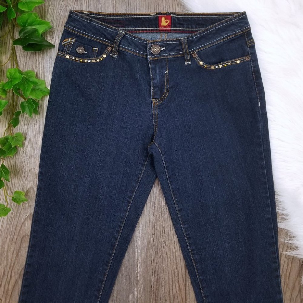 Sasson Ooh La La 90s Vintage Stud Skinny Jeans - Picture 5 of 12